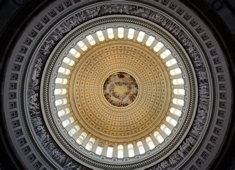 Us Capitol Rotunda Ceiling Stock Image Image Of Dome 15034717