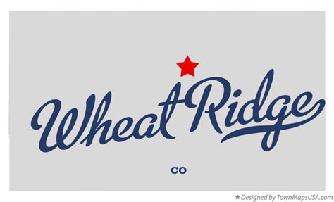 Map Of Wheat Ridge Co Colorado