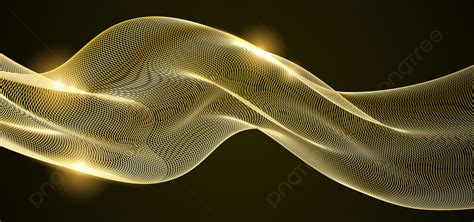 Abstract Gold Wave Lines Design Background Wave Abstract Design