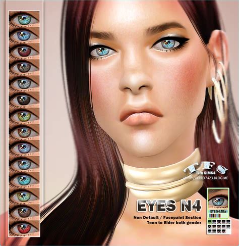 My Sims 4 Blog Default And Non Default Eyes By Tifa