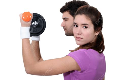 Couple Working Out Together People Healthy Grey Portrait Png