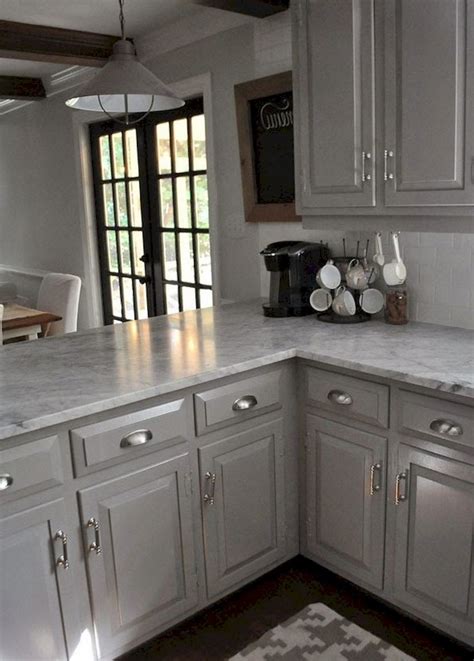 38 Beautiful Farmhouse Gray Kitchen Cabinet Ideas Page 11 Of 40