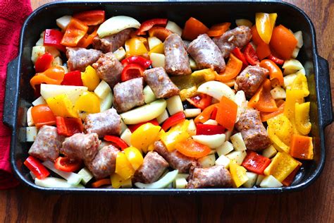 Besides being easy, one of the reasons we love sheet pan dinners when chicken is on the menu is because they are so versatile. Italian Sausage, Potatoes, Peppers, & Onions Sheet Pan ...