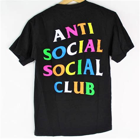 Anti Social Social Club Anti Social Social Club Assc Logo Rainbow Spell