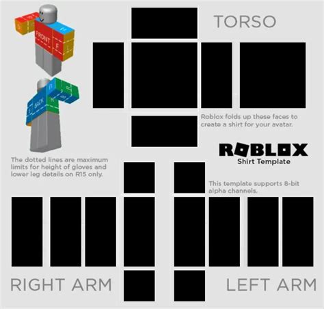 Free Roblox Transparent Shirt Template Design Template Pixlr