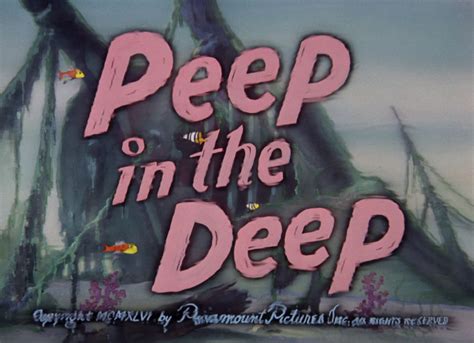 Peep In The Deep Popeye The Sailorpedia Fandom