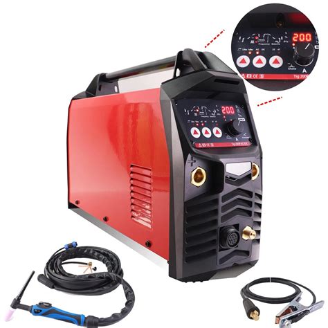 Aluminium Welder Acdc Tig Welding Machine 200a Digital Pulse Tig Mma Ce