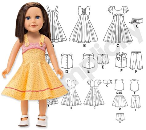 56 Free Printable Doll Clothes Patterns For 18 Inch Dolls SaadiaBogdan