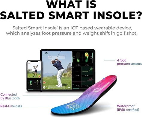 Salted Smart Insoles Xs Golf And Fitness Activities Smart Fitness