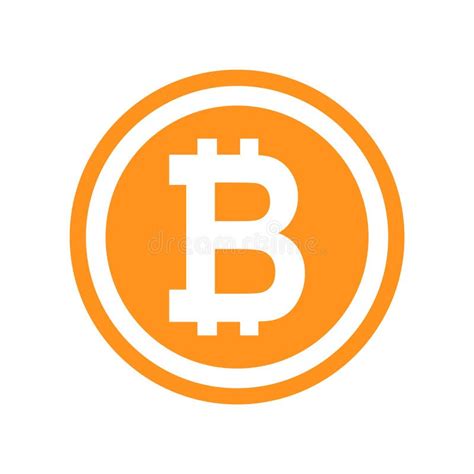 Bitcoin Flat Icon Sign Vector Paper Money Symbol Isolated On White