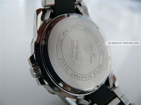Casio 1794 Mtd 1071 Herren Flieger Armbanduhr 10 Atm Wr Watch