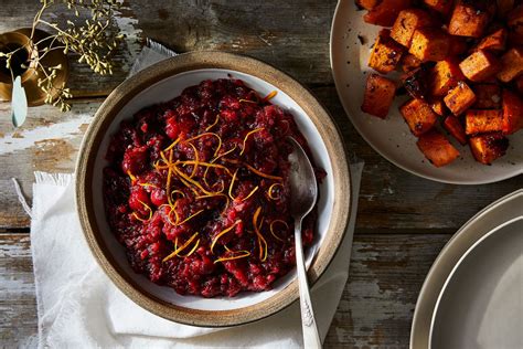 1/2 cup unsalted butter then mix the butter, honey, and the zest of one orange with 3/4 teaspoon salt and 1/4 teaspoon black pepper. Roasted Cranberry Sauce With Orange Recipe on Food52