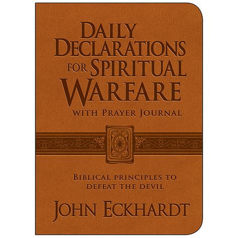 Daily Declarations For Spiritual Warfare With Prayer Journal Walmart