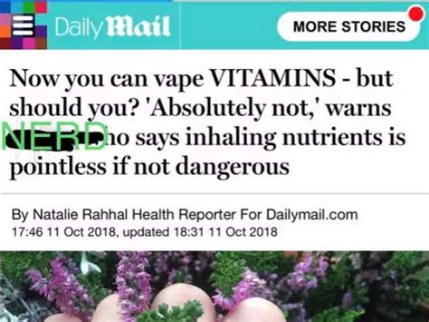 It's also great for forming strong teeth. Does The FDA Hate Children Enough To Ban Vitamin Vapes? We ...