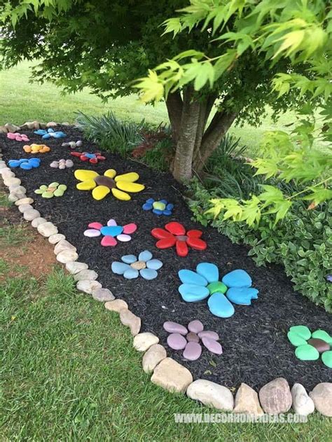 30 Large Painted Garden Rocks