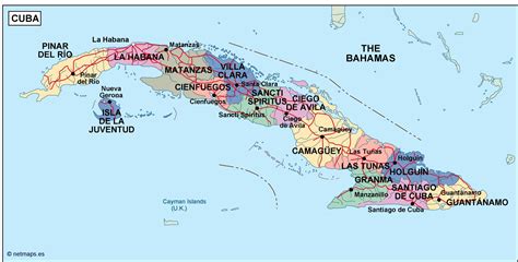 Cuba Political Map Order And Download Cuba Political Map