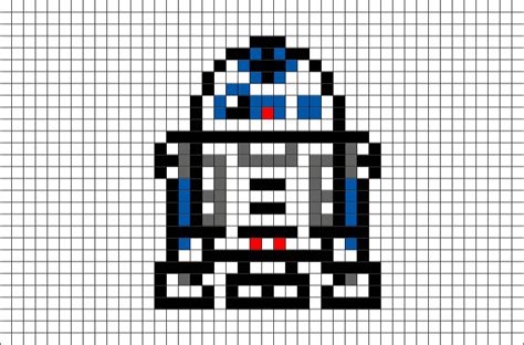 R2-D2 Pixel Art | Pixel art, Star wars crafts, Art Its resolution is 4400x4400 and it is transparent craft yoda the legendary jedi master who trained luke skywalker and a legion of jedi knights for 800 years.