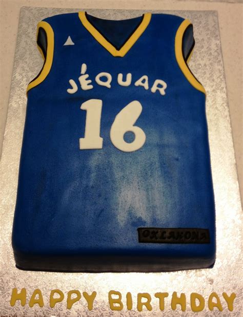 Marymel Cakes Basketball Jersey And Cookies