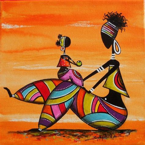 Pin By The Queen Inc On May I♊ African Art Paintings African