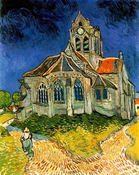 The Church At Auvers Vincent Van Gogh Wikiart Org Encyclopedia Of