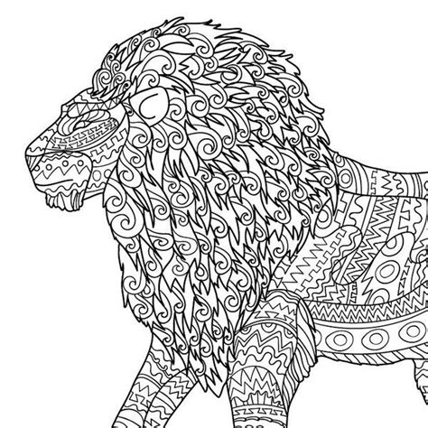 Pin By Barbara On Coloring Lion Tiger Mandala Coloring Pages Color