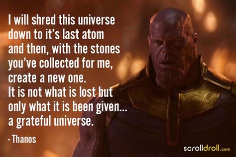20 powerful thanos quotes from the marvel cinematic universe the best of indian internet