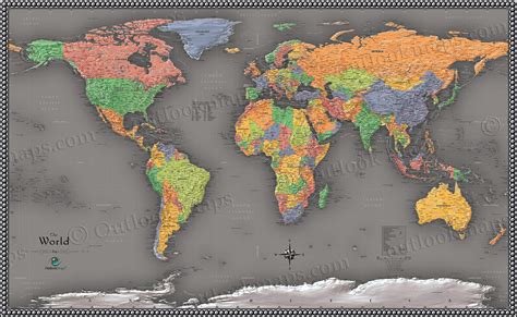 Map Of The World Zoomable Direct Map