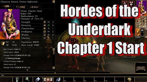Neverwinter Nights Enhanced Edition Hordes Of The Underdark Chapter 1
