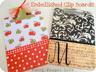 Crafter On A Budget Super Cute Diy Embellished Clipboards Teacher Gifts Teacher Appreciation