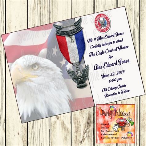eagle scout invitations print