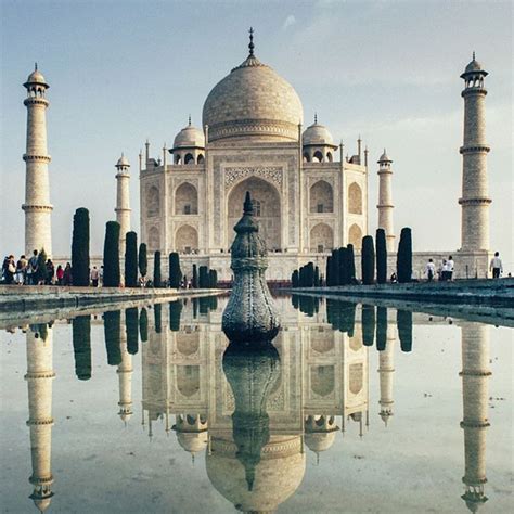 The Taj Mahal Made Of Ivory Marble The Taj Mahal Draws Eight Million