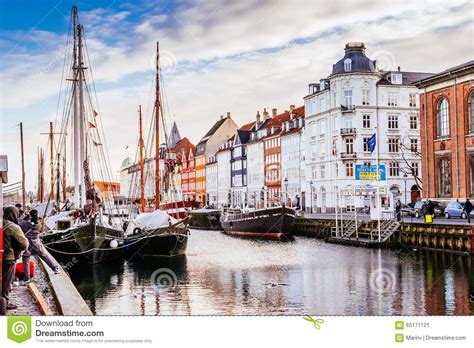 Nyhavn District Is One Of The Most Famous Landmarks In Copenhagen With