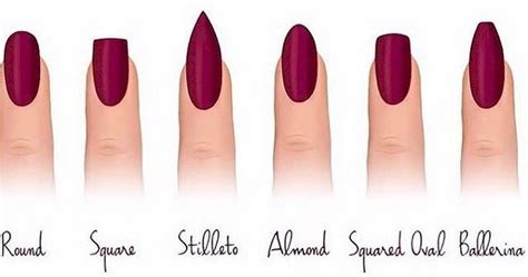 12 trendy looking nail shapes for this fall and winter acrylic nail shapes square oval nails