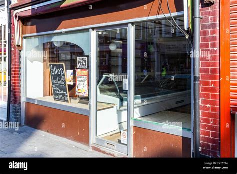 An Empty Shop To Let As High Street Stores Struggle To Stay In Business