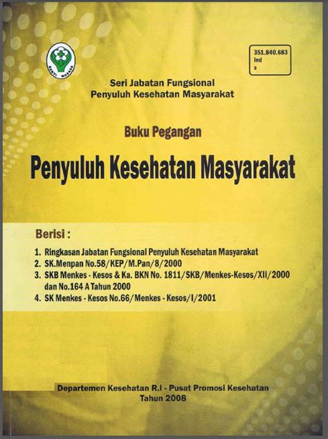 Buku Jabfung Penyuluh Kesehatan Masyarakat-Perkumpulan PPKMI Jombang