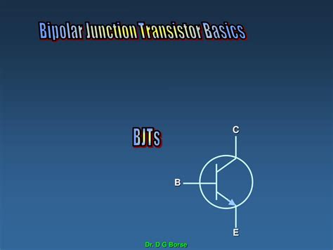 Ppt Bipolar Junction Transistor Basics Powerpoint Presentation Free