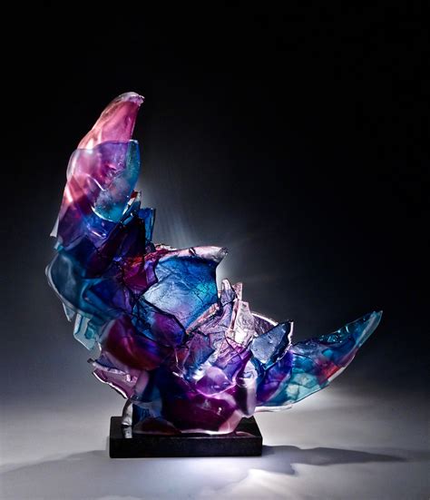 Art Glass Sculpture This Breathtaking Piece Is Created From Blown Glass Forms That Have Been