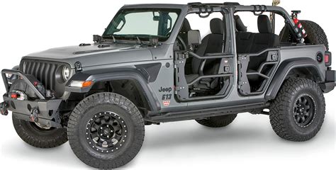 Buy Warn 103101 Elite Jeep Wrangler Jl Front Tube Doors Pair Online At
