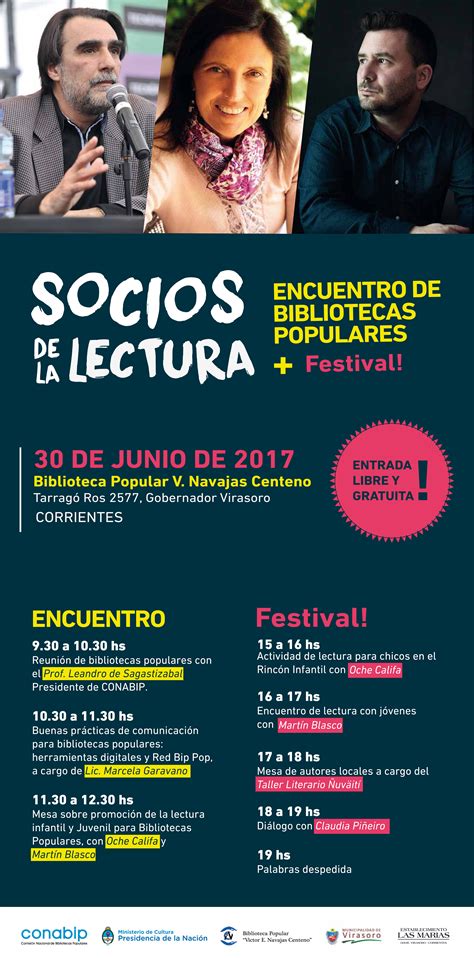 Festival Socios De La Lectura En Virasoro Corrientes Ministerio De