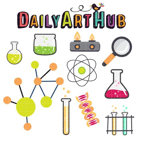 Science Lab Clip Art Set Daily Art Hub