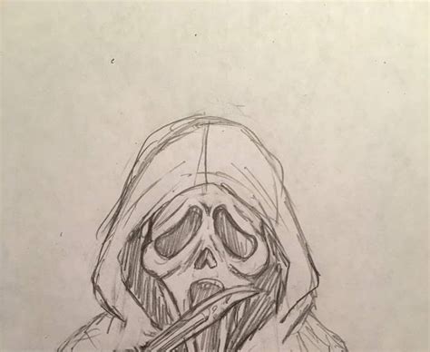 Ghostface Drawing