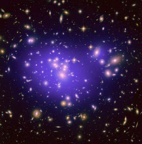 Image Dark Matter Map In Galaxy Cluster Abell 1689 Credit Nasa Esa