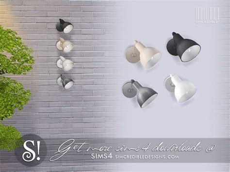 By Found In Tsr Category Sims 4 Wall Lamps