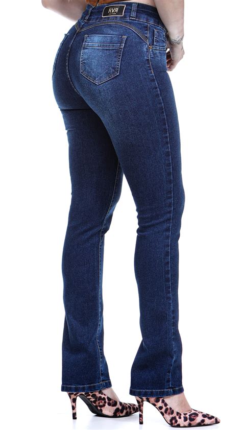 CalÇa Jeans Feminina Tradicional Ref5188 Rvr Jeans