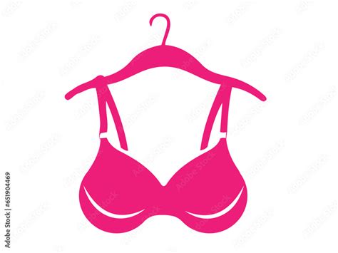 vektorová grafika „pink bra isolated on white boobs bra fashion bra fitness bra panties design