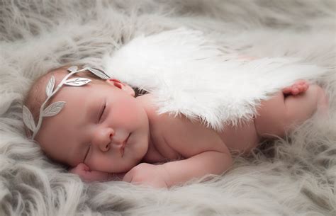 Download Sleeping Wings Angel Photography Baby 4k Ultra Hd Wallpaper