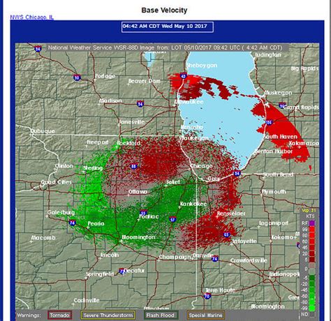 Chicago Radar 0442 Am May 10 2017 Radar On The Morning Of Flickr