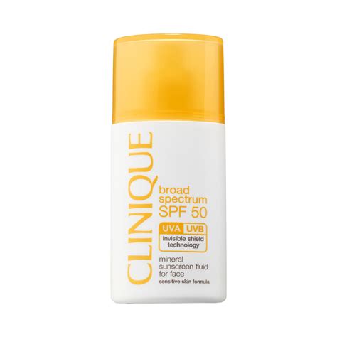 Broad Spectrum Spf 50 Mineral Sunscreen Fluid For Face Clinique Sephora