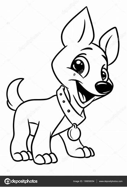 Coloring Silly Pages Funny Dog Animal Sally