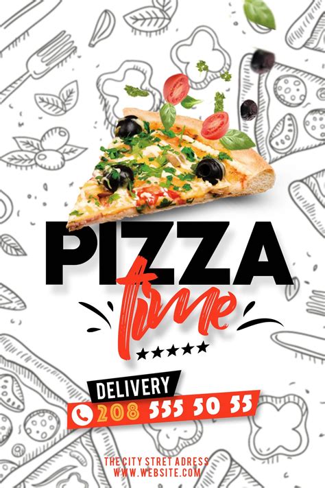 Pizza Flyer On Behance Pizza Flyer Food Web Design Pizza Menu Design